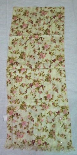 Flower Printed Polyester Scarves