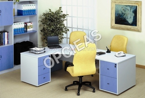 Office Desk, Chairs and Rack