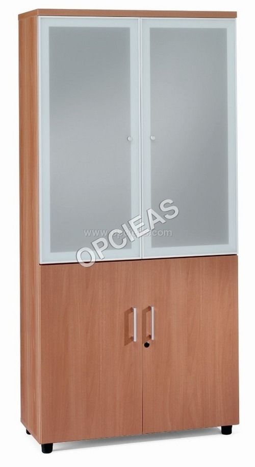 Rack with white glass Door