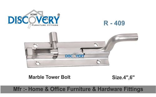 Silver Marble Tower Bolt
