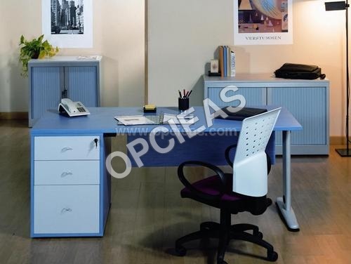 MD's Desk with Rack