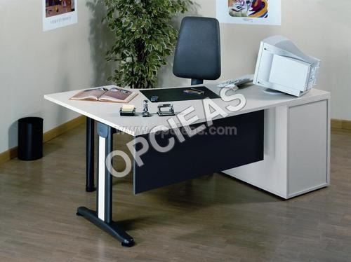 MD's Desk with Rack