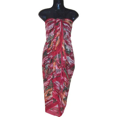 Polyster Printed Long Sarong