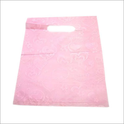 Pink Plastic Carry Bags