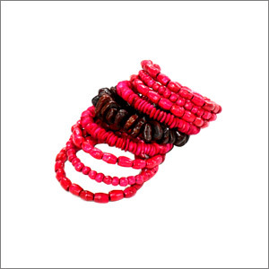 Beaded Bracelets - Glass, Stone, Metal Beads, 6-8 Inch, Red | Elegant Design, Durable Material, Handcrafted Quality