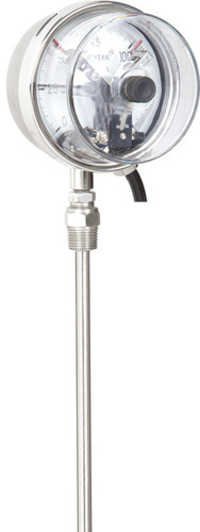 Analog Temperature Gauge - Ss 304 Case, 100mm Dial Size, Â±1% Accuracy | High Strength, Long Life, Robust, Smooth Operation