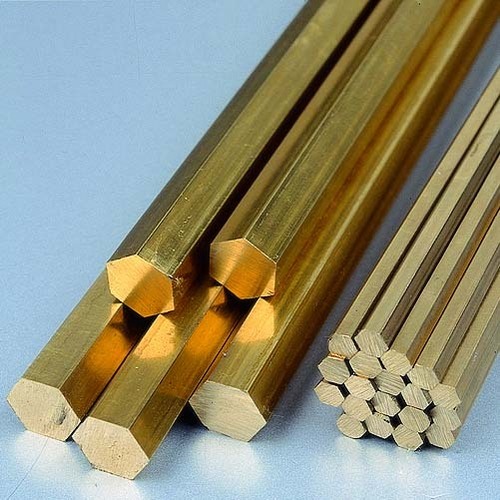 Brass Hexagonal Rods - Quality Brass, Sizes from 5mm to 50mm, Polished Finish | Robust Construction, Rust Free, High Durability