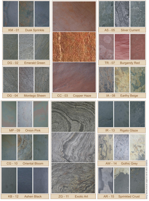 Colored Sapleston Veneer