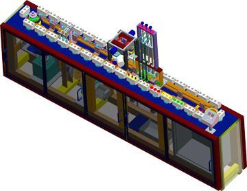 Linear Filling System With Multi Head Pumps