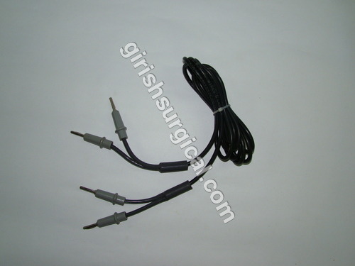 Patient Plate Cable Cord With Silicon Sleeve Application: For Hospital & Clinic