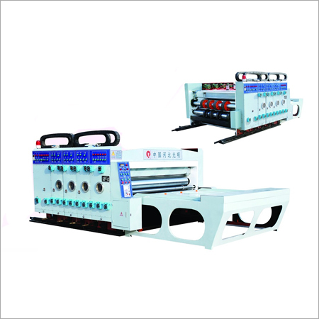 Chain Feeder Four Colors Printer With Four Knife D