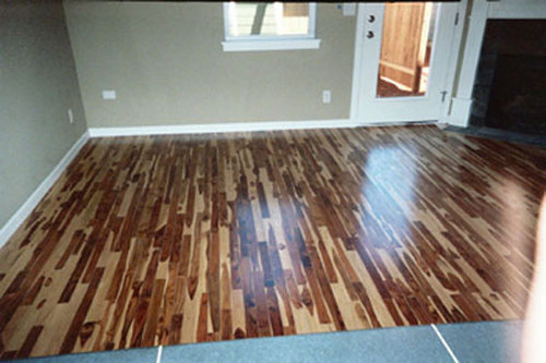 Brown-white Parquet