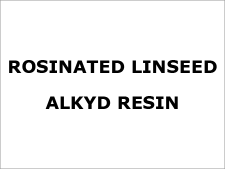 Rosinated Linseed Alkyd Resin