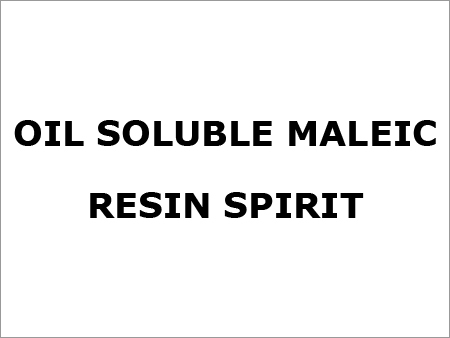 Spirit Soluble Maleic Resin