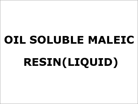 Oil Soluble Maleic Resin(Liquid)