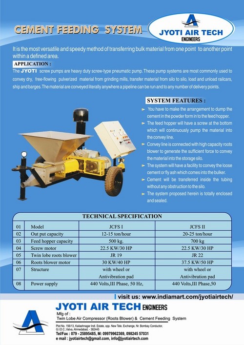 Cement Feeding System