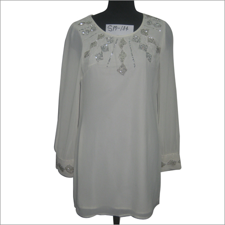 डिजाइनर लंबी आस्तीन अंगरखा सबसे ऊपर