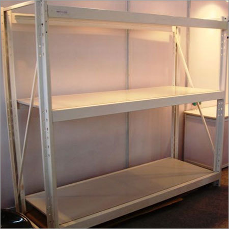 Storage Rack - Steel, Variable Dimensions, White | High Capacity, Easy Access, Space Saving, Stable Design, Forklift Compatible