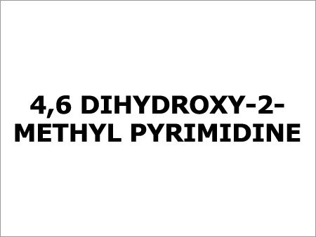 4,6 Dihydroxy-2-Methyl Pyrimidine