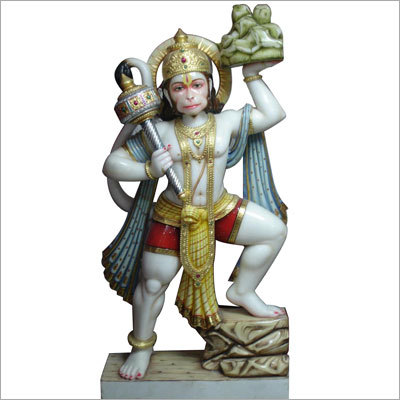 Marble Veer Hanuman Moorti