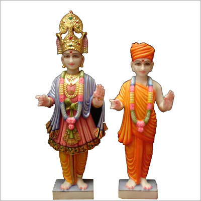 Marble AK Sharpurushottam Maharaj Moorti