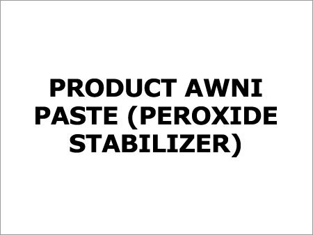 Product Awni Paste - Dull White Inorganic Salt Paste, Weakly Anionic | Alkaline Peroxide Bleaching Stabilizer, Wide Temperature Range, Scale Prevention