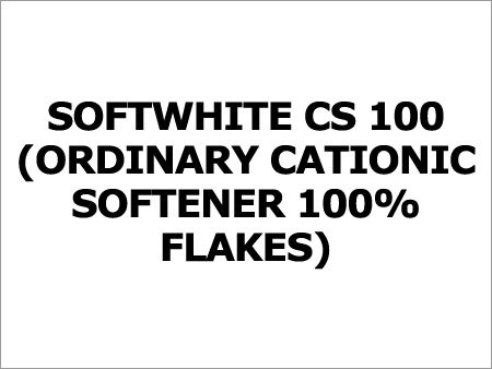 Softwhite Cs 100 - Cationic Flakes White | Soft Feel Smooth Handle Good Wash Fastness Economical Cost