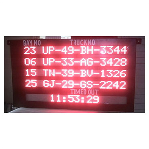 LED Vehicle Calling Display - Weather-Proof Aluminum & Acrylic, Customized Sizes up to 7 Lines | Daylight Visible, Integrated Voice Announcement System, RS232C/RS485 Communication