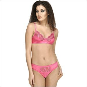 Net Embroidered Lingerie