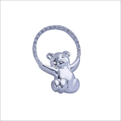 Sterling Silver Teddy Pendant