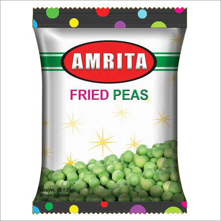 Fried Peas - 200g, Green, 7mm Pea Size | Crispy, Delicious, Healthy Snack, Convenient Packaging