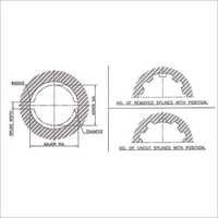Straight Spline Broach - Raw Material, Vertical Pull Type, Din Standard | Rust Resistant, High Pressure Withstand, Plc Control