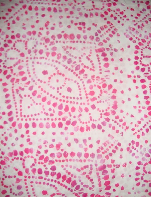 Print Fabrics, Wax Print Fabrics, Embose Fabrics - Cotton 60x60, 40" Pink, Vibrant Wax Print, Sampling Available