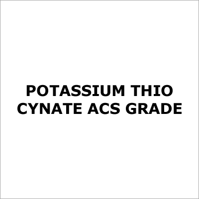 Potassium Thio Cynate Acs Grades