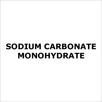 Sodium Carbonate Monohydrates