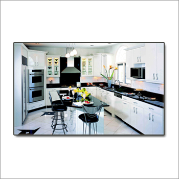 L Shaped Modular Kitchen