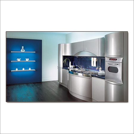 Italic Frame Modular Kitchen