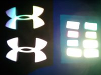 Reflective Heat Transfer Sticker - Premium Quality Iron-on, Small Size, Variable Brightness | Attractive Design, Washable, Ideal For Outdoor & Sportswear
