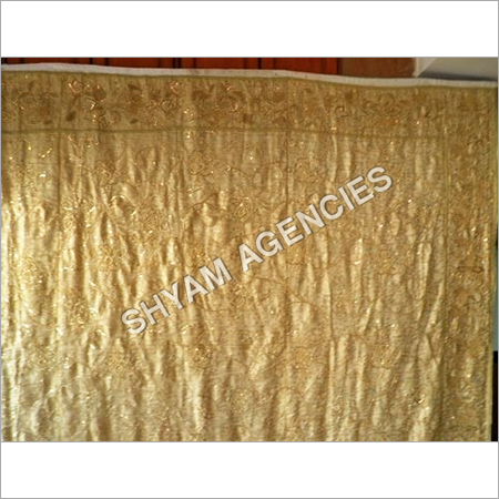 Golden Zardosi Wedding Backdrop