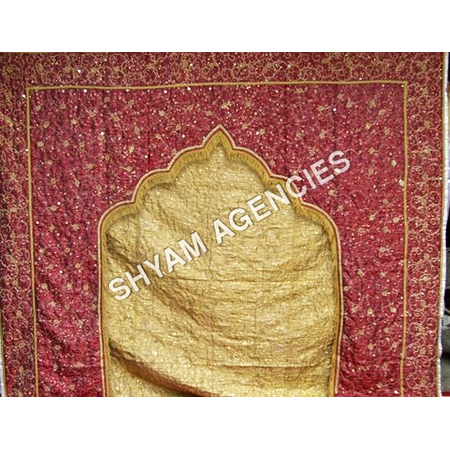 Maroon Cut Work Back Drop