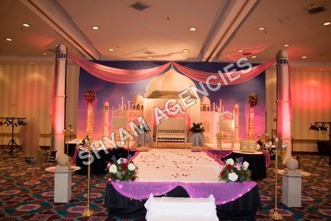 Painting Wedding Backdrop