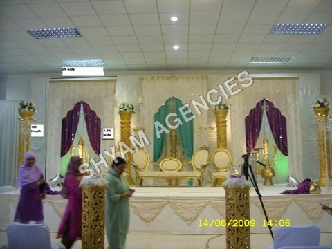 Zardosi Cut Work Backdrop