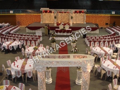 Wedding Crystal Set Up