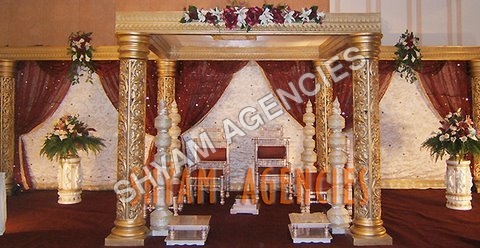 Wedding Golden Mandap