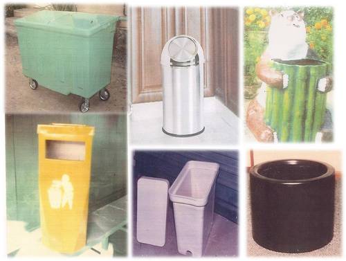 Dustbin. .