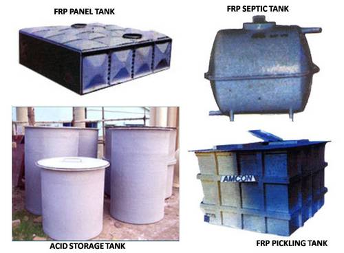 FRP STORAGE TANKS (ACID, PANEL, PICKLING, SEPTIC)