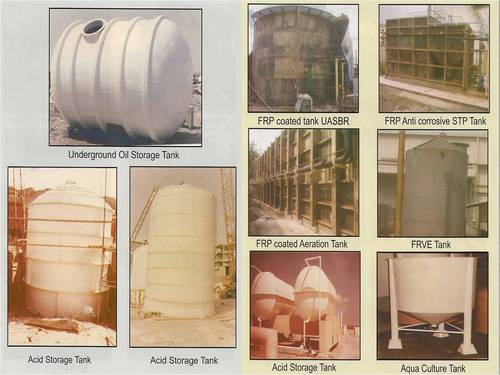 GRP/FRP Chemical Storage Tanks