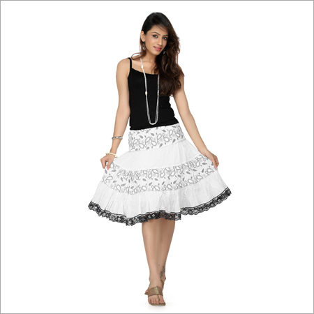 Embroidered Skirt Top