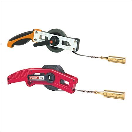 Oil Tapes - Steel 12mm x 5-100m, Red | Durable, Accurate, Easy Use, Precise Measurement