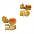 Brass Spray Nozzles - 1.5x1 Inches , Chrome Finish, 1/4 Inch Npt Thread, Fan Spray Pattern, 1-5 Gpm Flow Rate, 30-100 Psi Operating Pressure